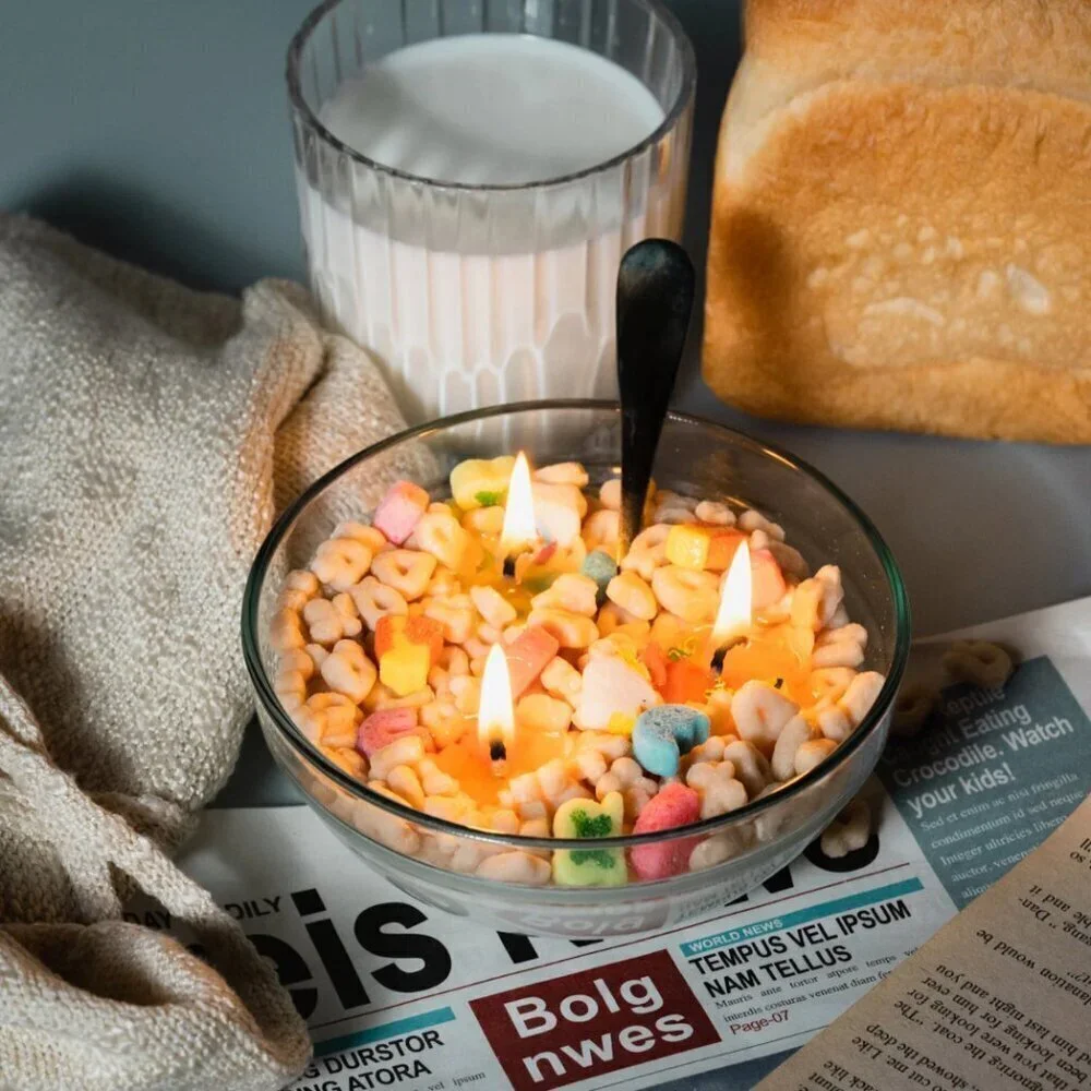NWT Lucky Charms Candle Cereal Bowl NIB Scented